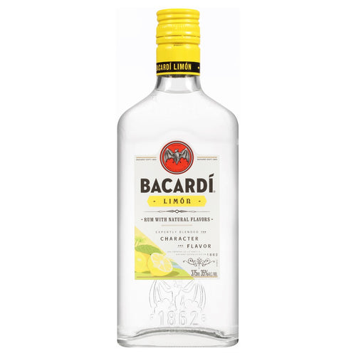 Bacardi Limon Rum 375mL Type: Liquor Categories: 375mL, Flavored, Rum, size_375mL, subtype_Flavored, subtype_Rum. Buy today at Wine and Liquor Mart Poughkeepsie