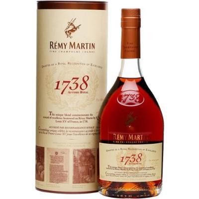 Remy Martin 1738 Accord Royal Cognac Bottle 750 ML Type: Liquor Categories: 750mL, Cognac, quantity high enough for online, size_750mL, subtype_Cognac. Buy today at Wine and Liquor Mart Poughkeepsie