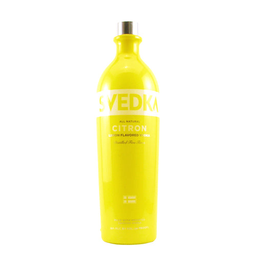 Svedka Citron Vodka 1 L Type: Liquor Categories: 1L, Flavored, quantity high enough for online, size_1L, subtype_Flavored, subtype_Vodka, Vodka. Buy today at Wine and Liquor Mart Poughkeepsie