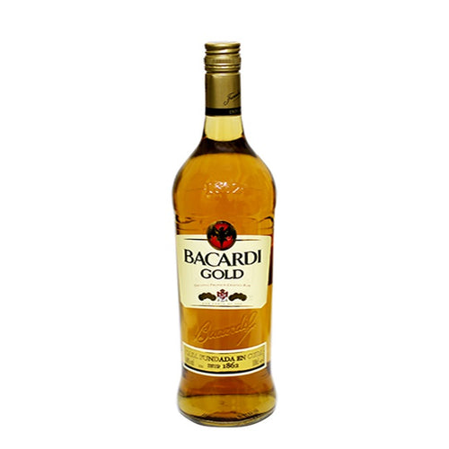 Bacardi Gold Rum 1 L Type: Liquor Categories: 1L, quantity high enough for online, Rum, size_1L, subtype_Rum. Buy today at Wine and Liquor Mart Poughkeepsie