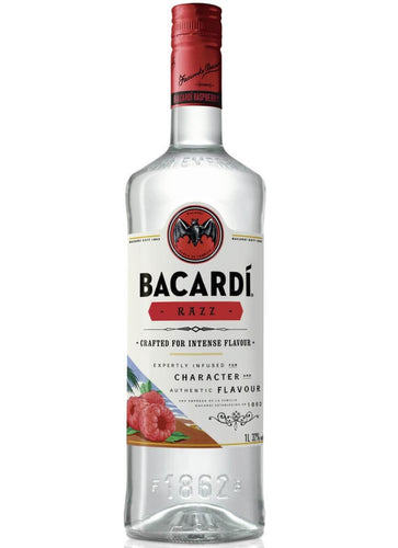 Bacardi Raspberry Rum 1L Type: Liquor Categories: 1L, Flavored, quantity high enough for online, Rum, size_1L, subtype_Flavored, subtype_Rum. Buy today at Wine and Liquor Mart Poughkeepsie