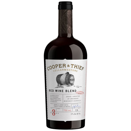 Cooper and Thief Bourbon Barrel Red Blend Wine 2016 750mL Type: Red Categories: 750mL, California, Red Blend, region_California, size_750mL, subtype_Red Blend. Buy today at Wine and Liquor Mart Poughkeepsie