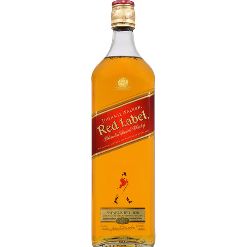 Johnnie Walker Red Label Blended Scotch Whiskey 1L Type: Liquor Categories: 1L, quantity high enough for online, Scotch, size_1L, subtype_Scotch, subtype_Whiskey, Whiskey. Buy today at Wine and Liquor Mart Poughkeepsie