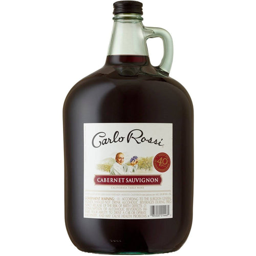 Carlo Rossi Cabernet Sauvignon 4L Type: Red Categories: 4L Jug, Cabernet Sauvignon, California, region_California, size_4L Jug, subtype_Cabernet Sauvignon. Buy today at Wine and Liquor Mart Poughkeepsie
