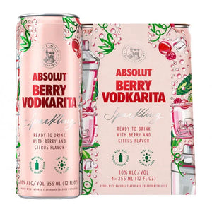 Absolut Berry Vodkarita 355mL 4 Pack