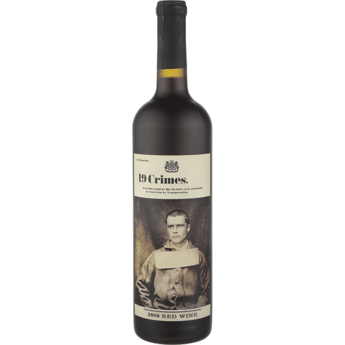 19 Crimes Red Blend 750mL Type: Red Categories: 750mL, Australia, quantity high enough for online, Red, Red Blend, region_Australia, size_750mL. Buy today at Wine and Liquor Mart Poughkeepsie