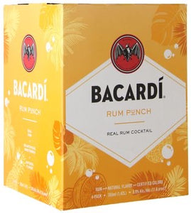 Bacardi Rum Punch Cocktail 4pk 355mL