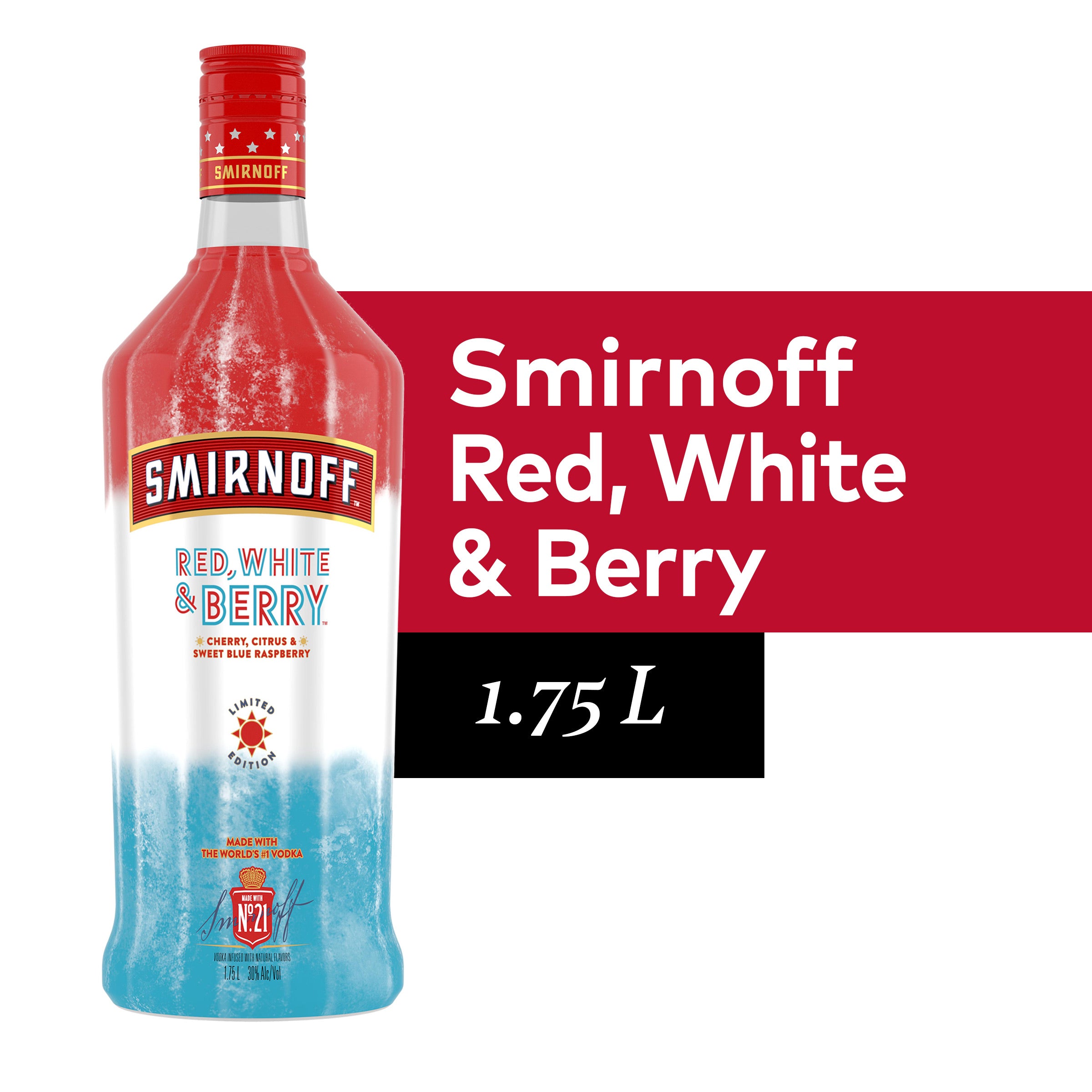 defile skam grøntsager Smirnoff Red White and Berry Vodka 1.75L – Wine & Liquor Mart