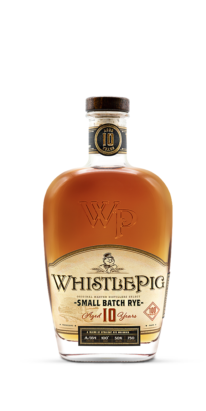 WhistlePig 10 Year Small Batch Rye Whiskey 100 Proof 750mL