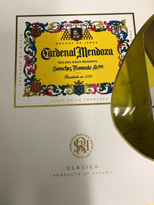 Cardenal Mendoza Solera Gran Reserva Brandy with Snifter 750mL
