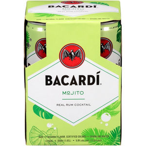 Bacardi Mojito Real Rum Cocktail 4pk 355mL