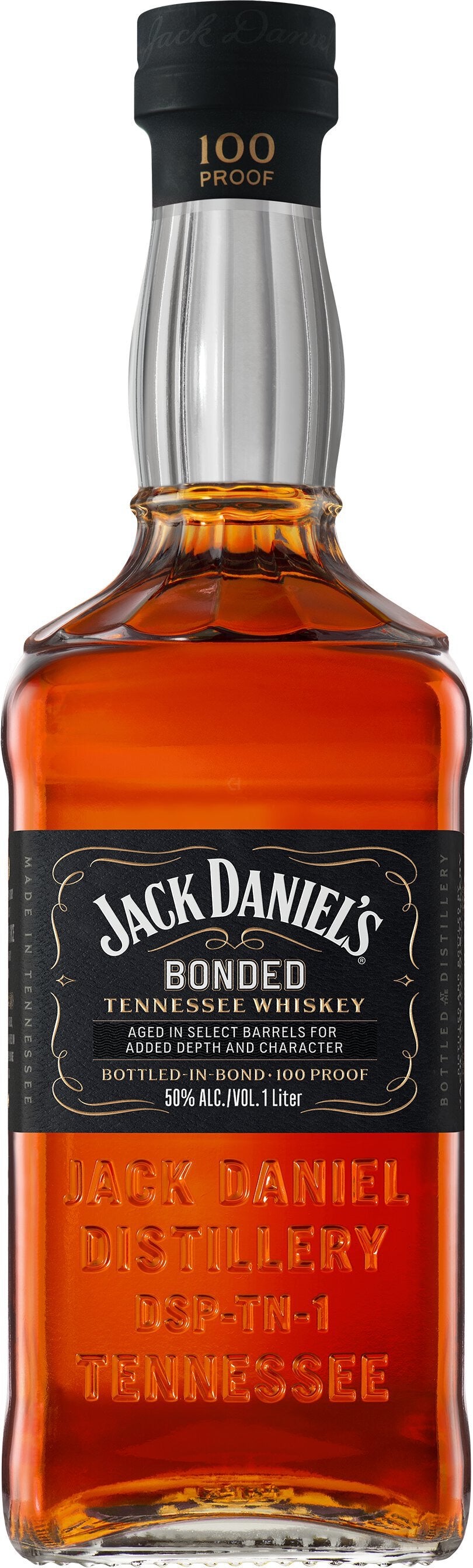 Jack Daniels Bottled In Bond Travelers Exclusive Limited Edition Tennessee  Whiskey 1lt Bottle