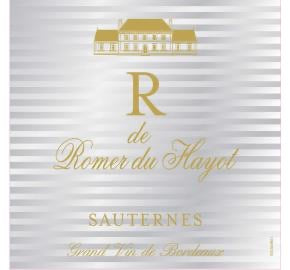 Château Romer du Hayot R de Romer du Hayot Sauternes 2016 750mL