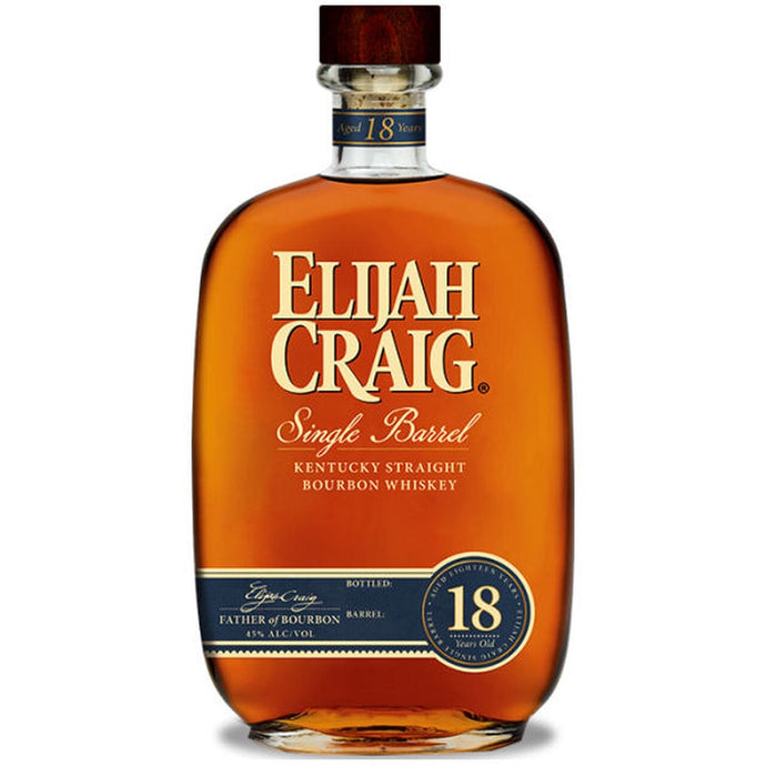 Elijah Craig 18 Year Single Barrel Kentucky Straight Bourbon Whiskey 750mL