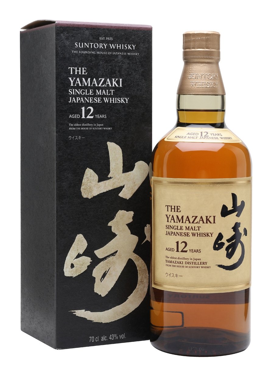 Suntory Yamazaki 12 Year Old Japanese Single Malt Whisky Scotch