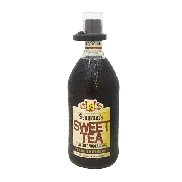 Seagram’s Sweet Tea Flavored Vodka 1.75L Type: Liquor Categories: 1.75L, Flavored, quantity low hide from online store, size_1.75L, subtype_Flavored, subtype_Vodka, Vodka. Buy today at Wine and Liquor Mart Poughkeepsie
