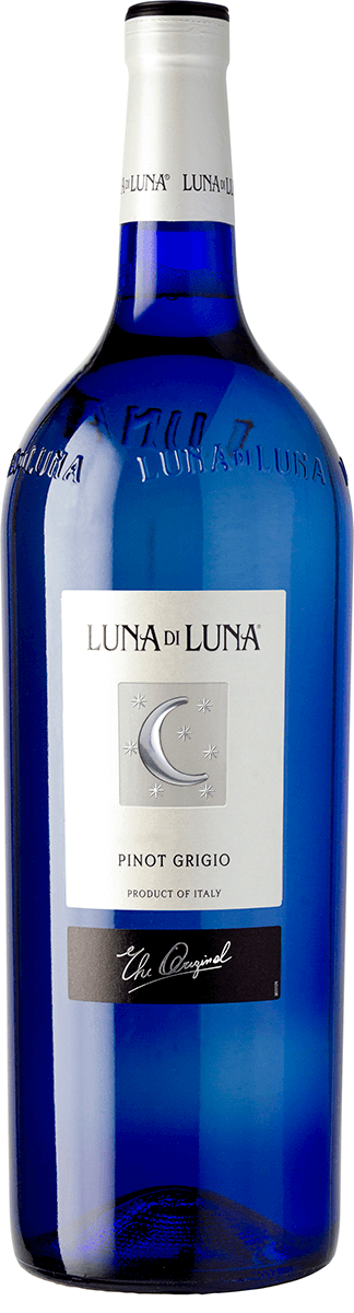 Luna Di Luna Pinot Grigio 1.5L Type: White Categories: 1.5L, Italy, Pinot Grigio, quantity high enough for online, region_Italy, size_1.5L, subtype_Pinot Grigio. Buy today at Wine and Liquor Mart Poughkeepsie